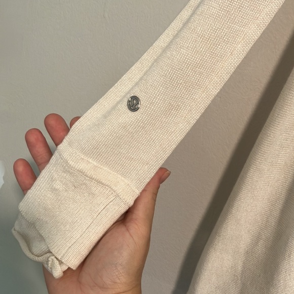NWT Lululemon Iconic Wrap Top 4 Beige Oatmeal - Picture 9 of 13